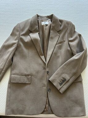 Babaton Taupe Agency Blazer
